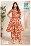 Tulsi Vol 2 By Mcm Cotton Printed A Line Kurti With Bottom Exporters In India